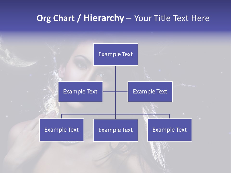 Moon Human Head PowerPoint Template