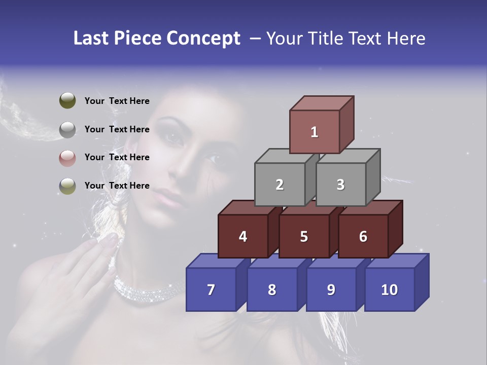 Moon Human Head PowerPoint Template