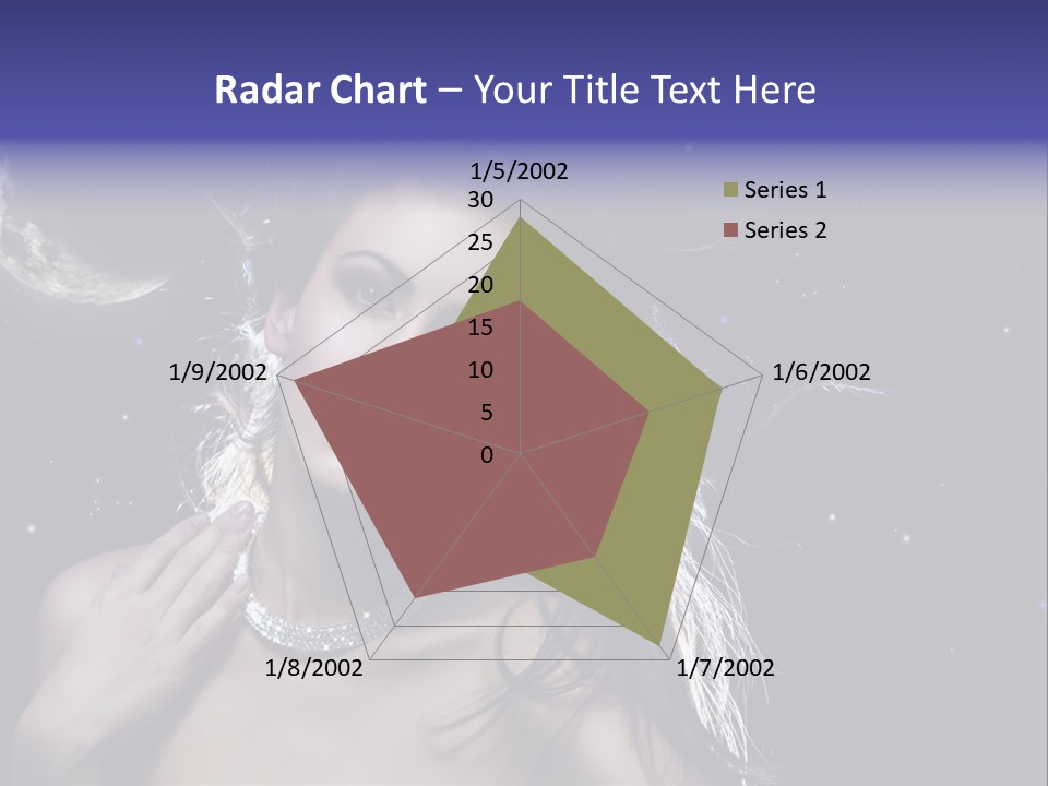 Moon Human Head PowerPoint Template
