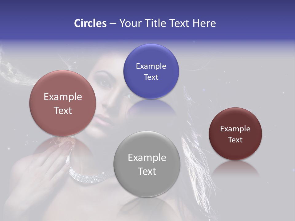 Moon Human Head PowerPoint Template