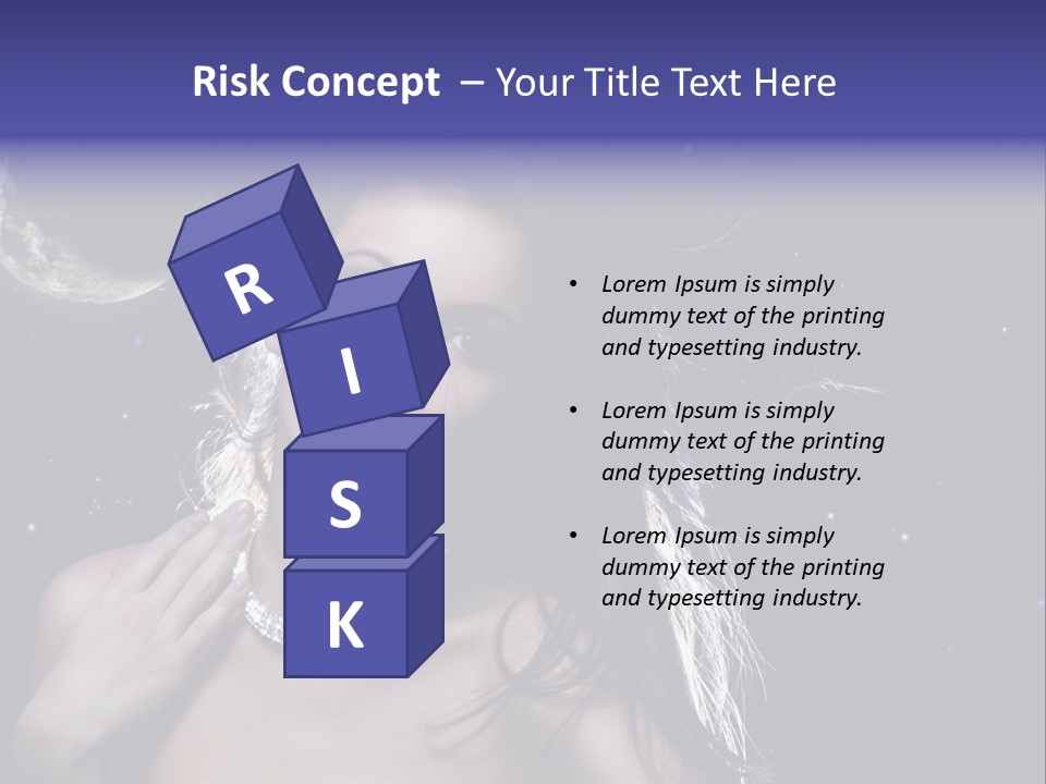 Moon Human Head PowerPoint Template