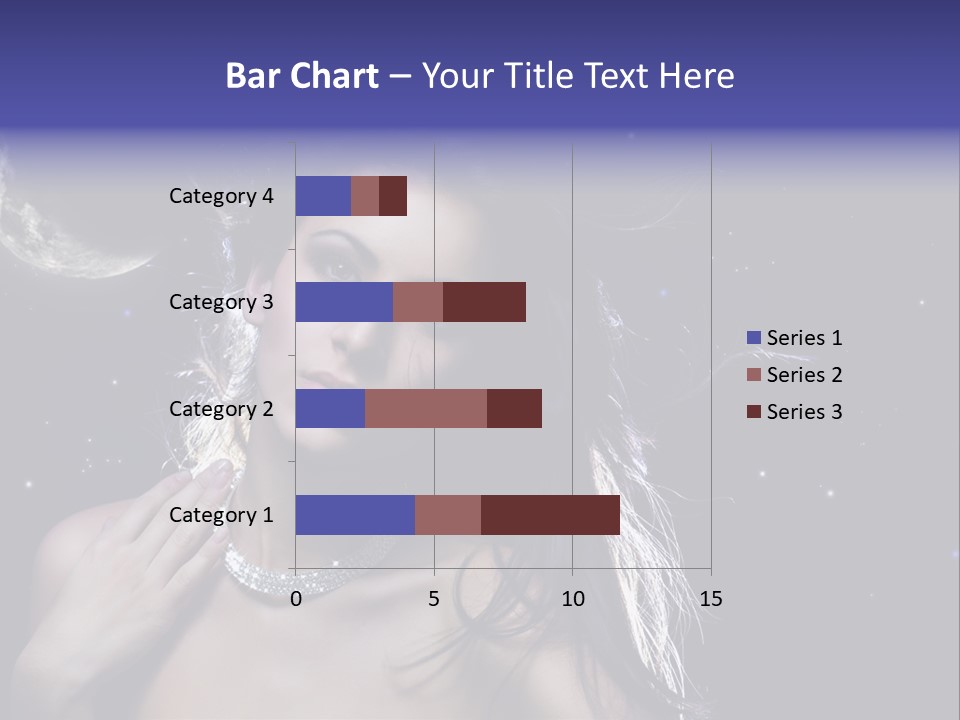 Moon Human Head PowerPoint Template