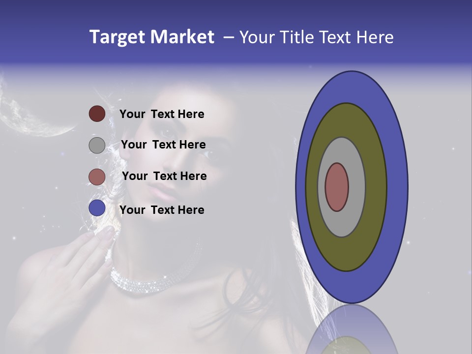 Moon Human Head PowerPoint Template