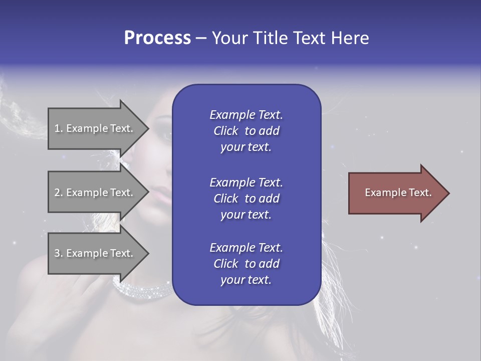 Moon Human Head PowerPoint Template