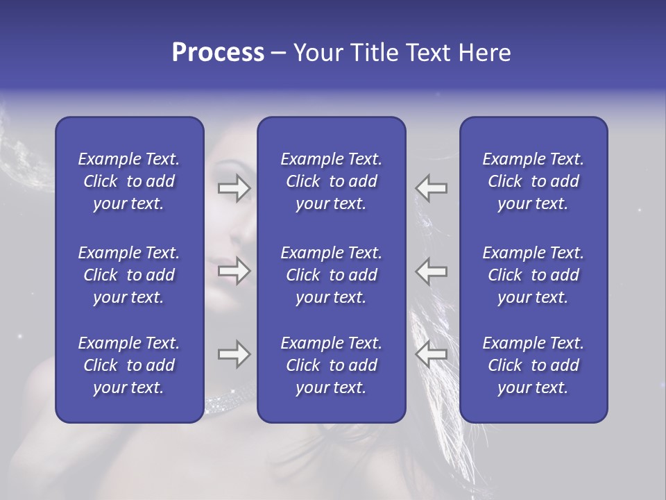 Moon Human Head PowerPoint Template