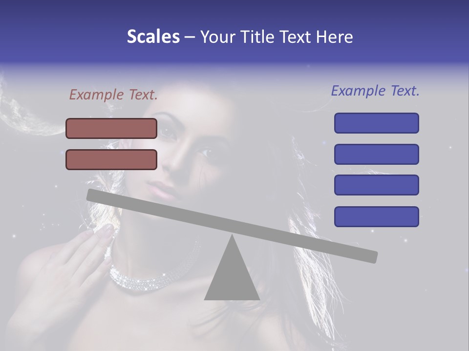 Moon Human Head PowerPoint Template