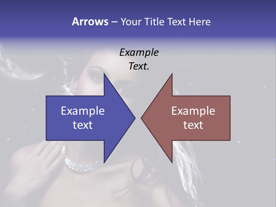 Moon Human Head PowerPoint Template