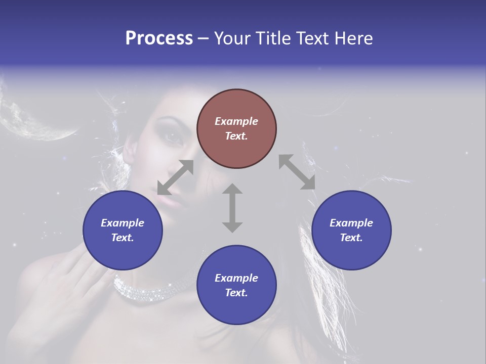 Moon Human Head PowerPoint Template