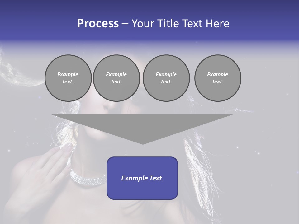 Moon Human Head PowerPoint Template