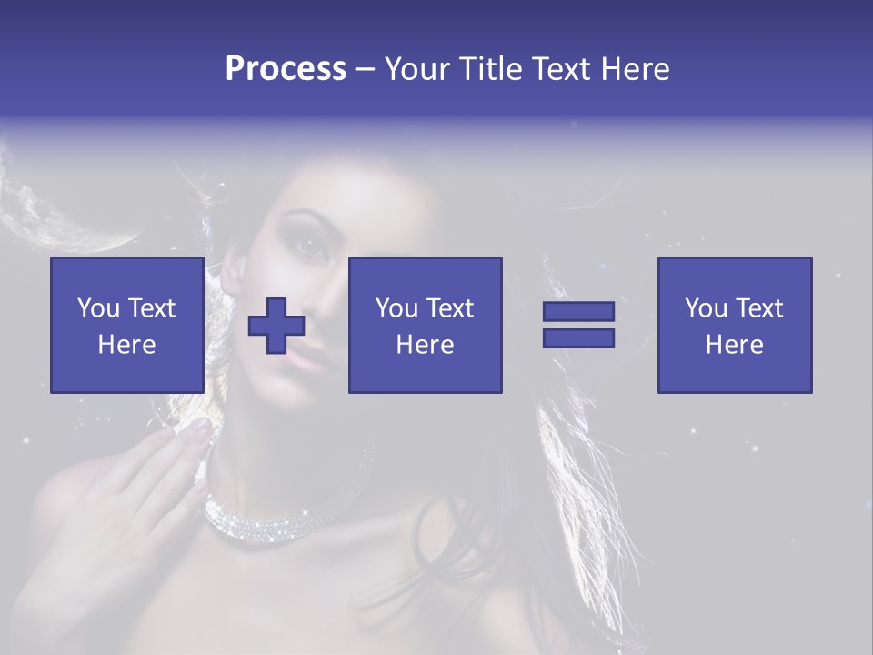 Moon Human Head PowerPoint Template