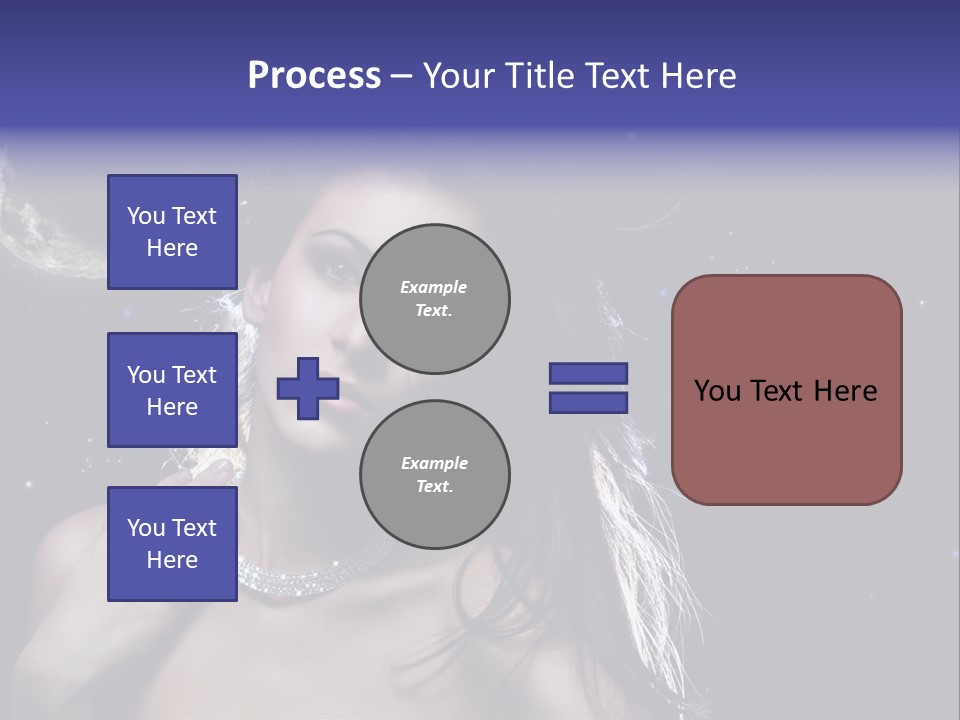 Moon Human Head PowerPoint Template