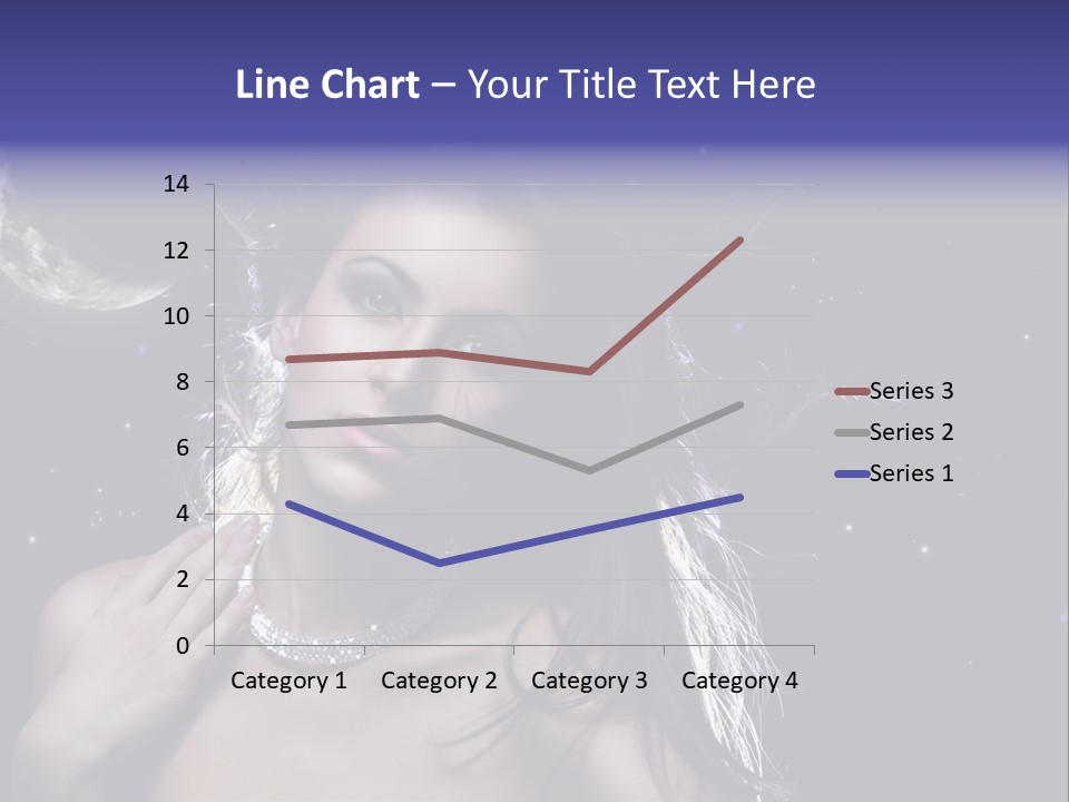 Moon Human Head PowerPoint Template