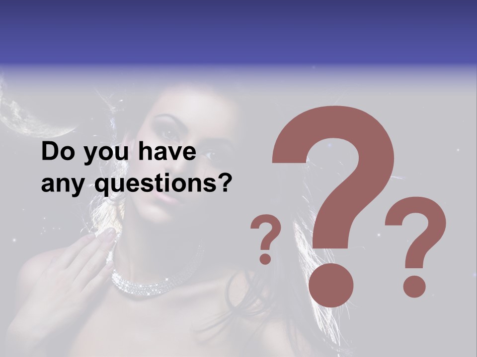 Moon Human Head PowerPoint Template