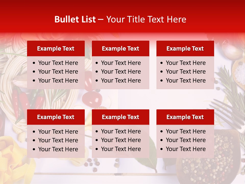 Italian Cooking Healthy PowerPoint Template