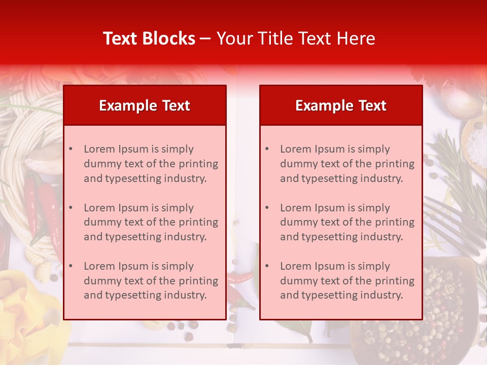 Italian Cooking Healthy PowerPoint Template