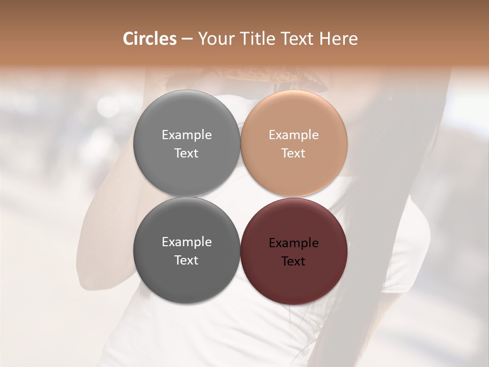 Closeup Beautiful Portrait PowerPoint Template