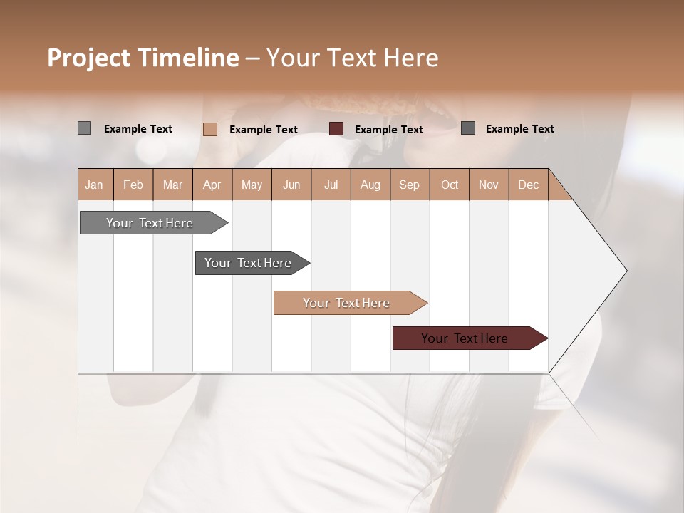 Closeup Beautiful Portrait PowerPoint Template