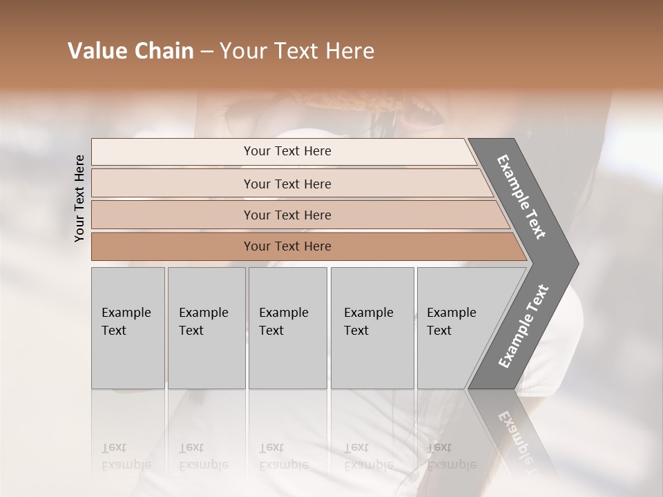 Closeup Beautiful Portrait PowerPoint Template