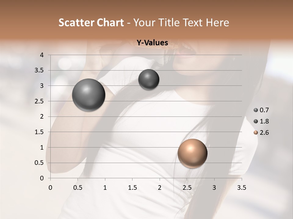 Closeup Beautiful Portrait PowerPoint Template