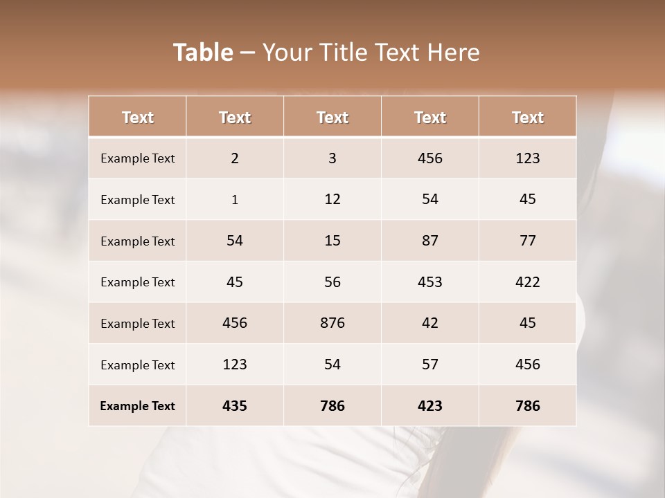 Closeup Beautiful Portrait PowerPoint Template