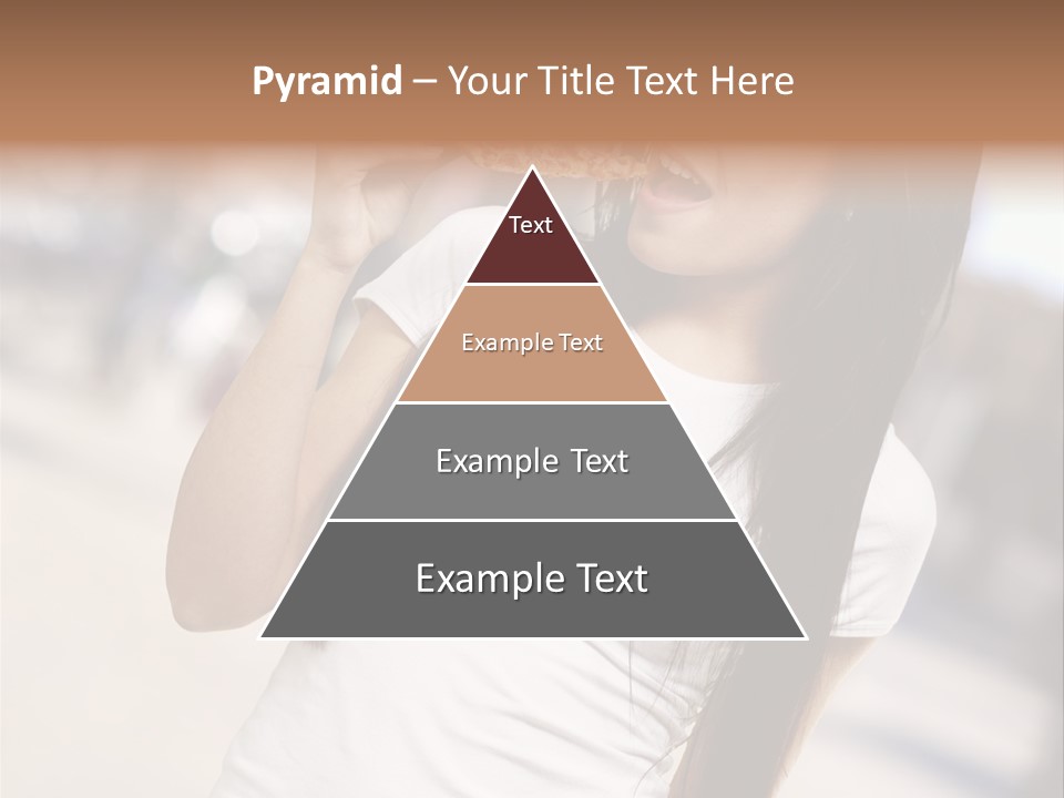 Closeup Beautiful Portrait PowerPoint Template