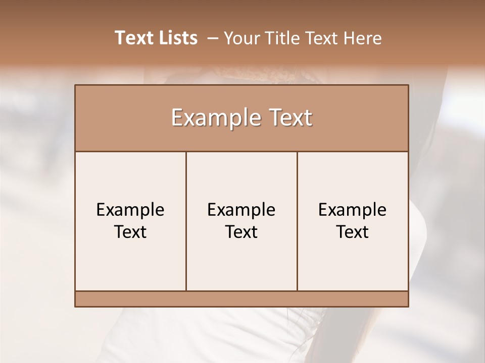 Closeup Beautiful Portrait PowerPoint Template
