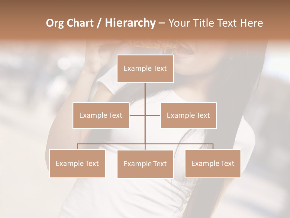 Closeup Beautiful Portrait PowerPoint Template