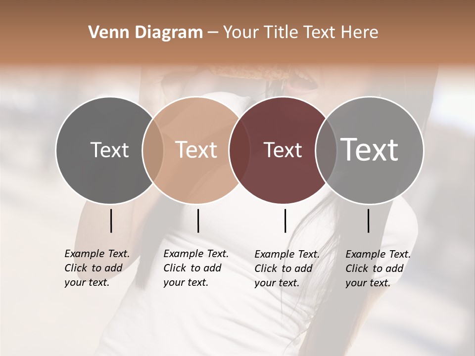 Closeup Beautiful Portrait PowerPoint Template