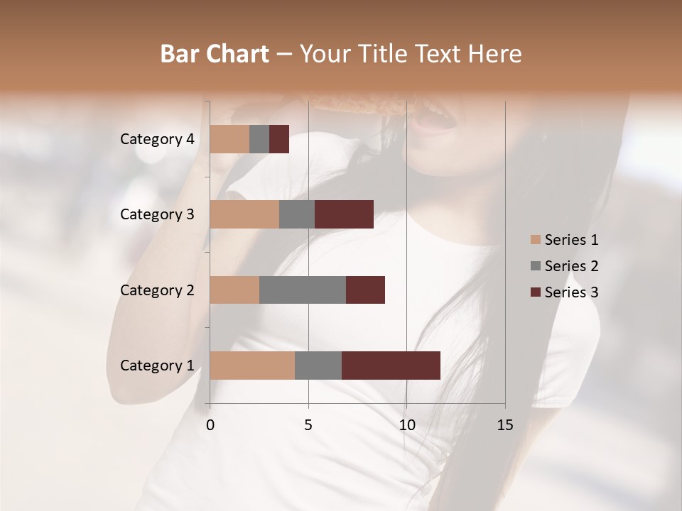 Closeup Beautiful Portrait PowerPoint Template