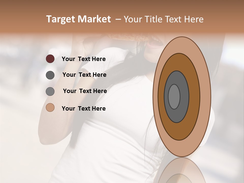 Closeup Beautiful Portrait PowerPoint Template