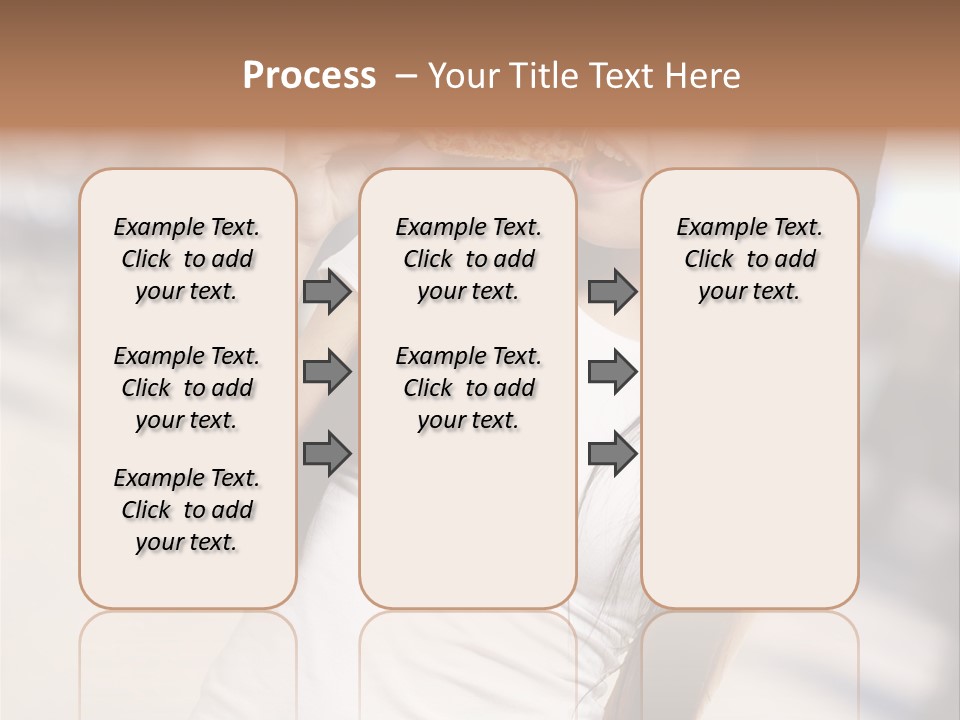 Closeup Beautiful Portrait PowerPoint Template
