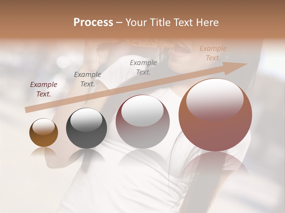 Closeup Beautiful Portrait PowerPoint Template