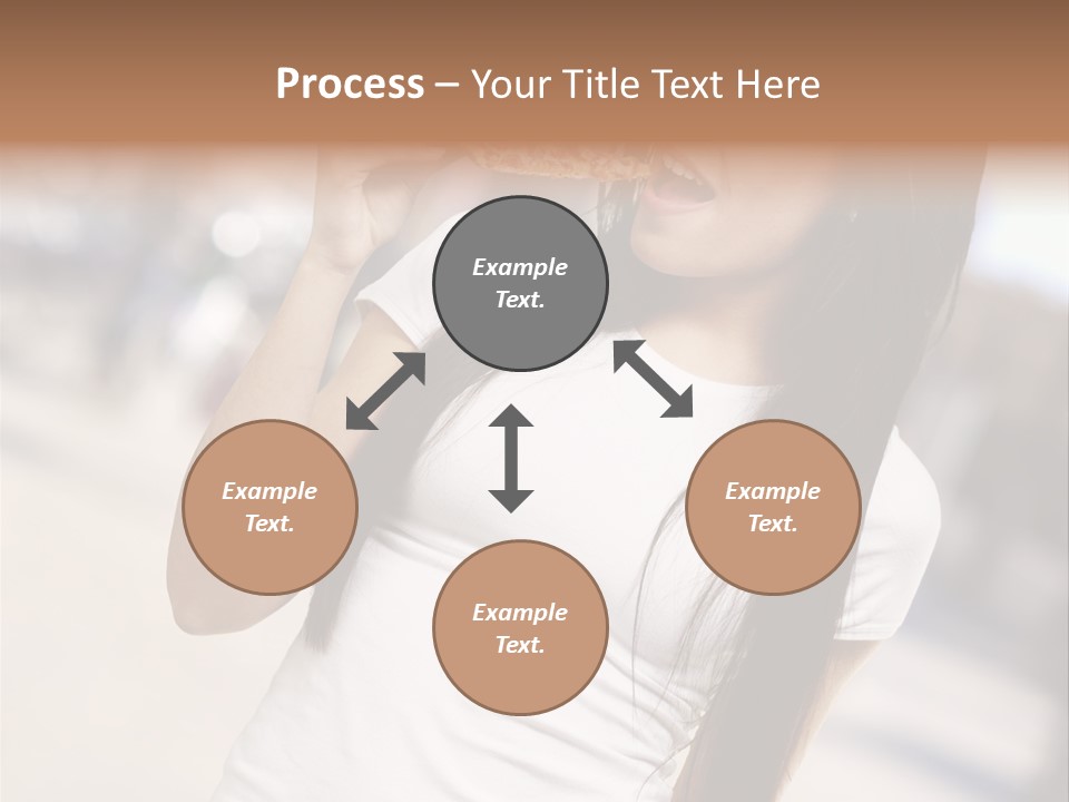 Closeup Beautiful Portrait PowerPoint Template