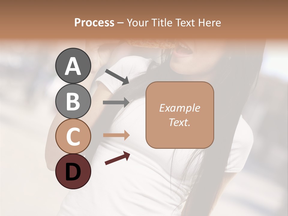 Closeup Beautiful Portrait PowerPoint Template