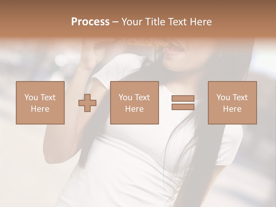 Closeup Beautiful Portrait PowerPoint Template