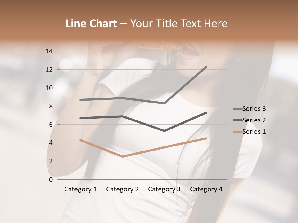 Closeup Beautiful Portrait PowerPoint Template