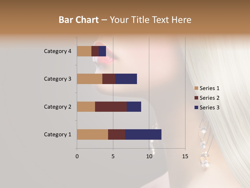 White Wavy Blond PowerPoint Template