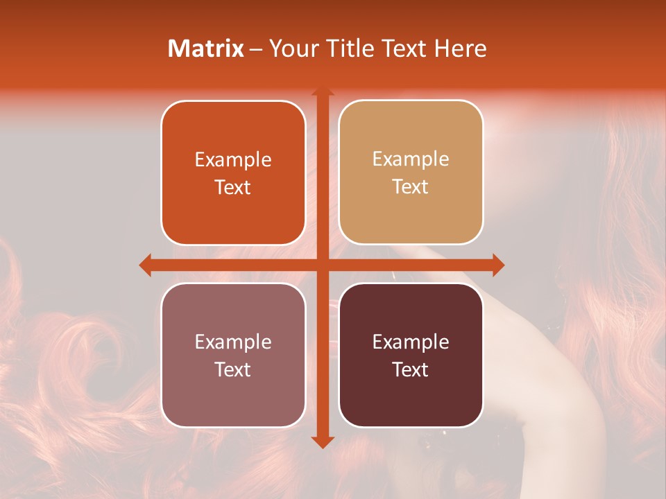 Woman Hairstyle Perfect PowerPoint Template