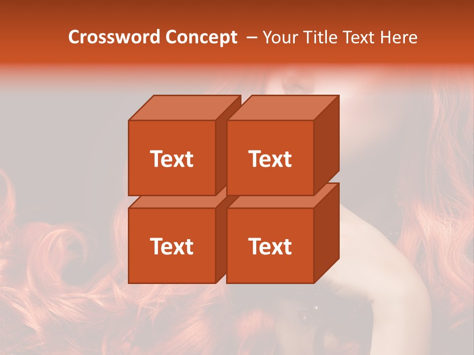 Woman Hairstyle Perfect PowerPoint Template