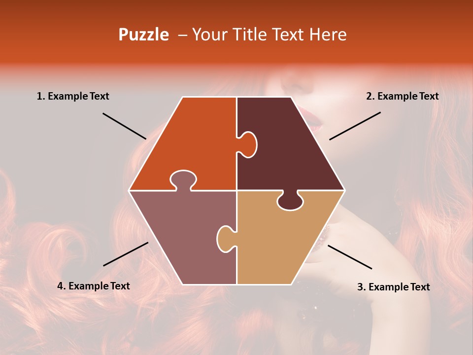 Woman Hairstyle Perfect PowerPoint Template