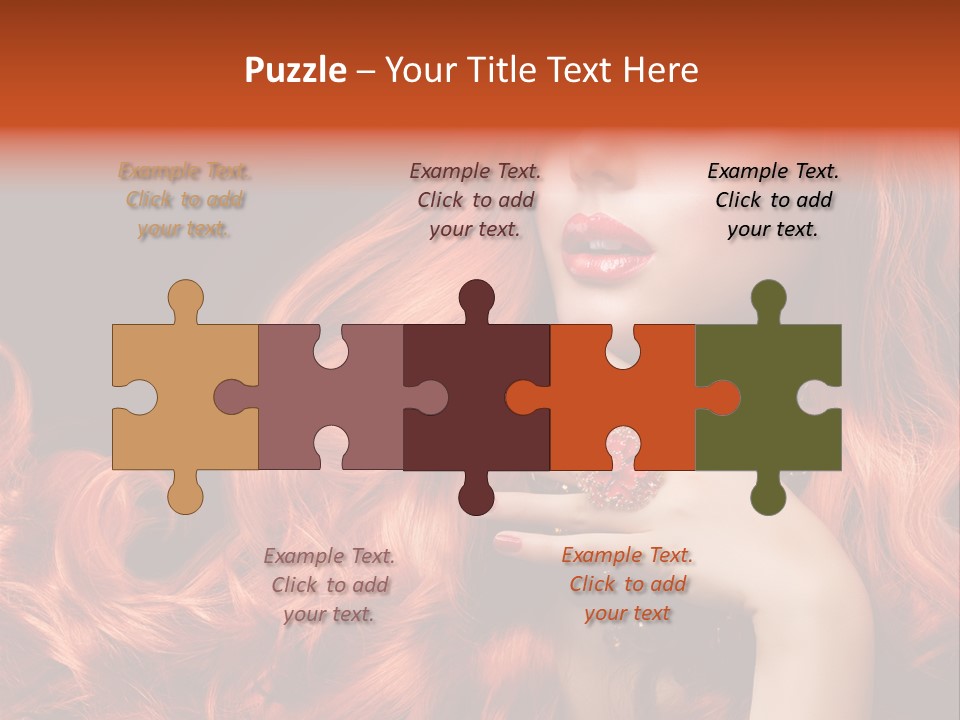 Woman Hairstyle Perfect PowerPoint Template