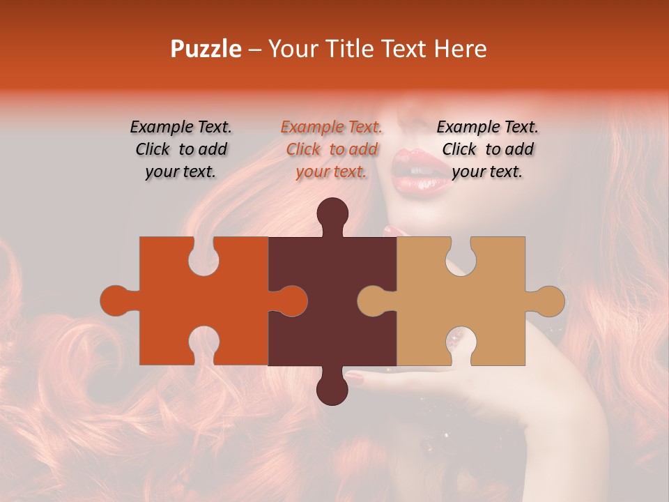 Woman Hairstyle Perfect PowerPoint Template