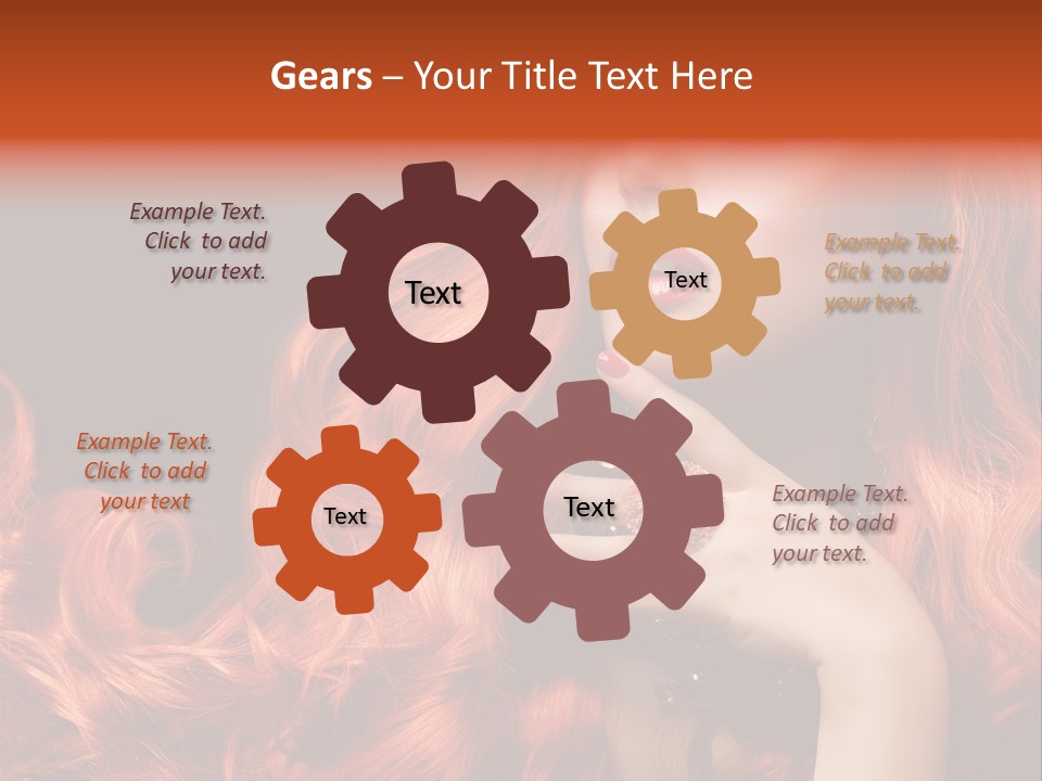 Woman Hairstyle Perfect PowerPoint Template