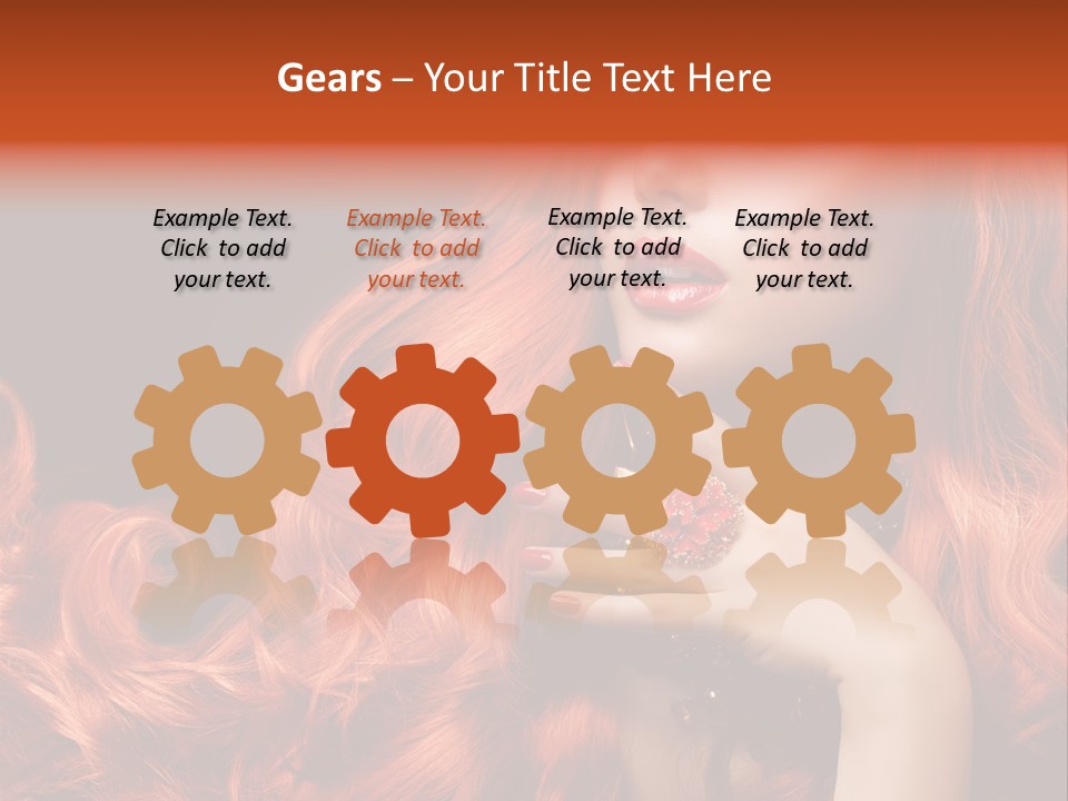 Woman Hairstyle Perfect PowerPoint Template