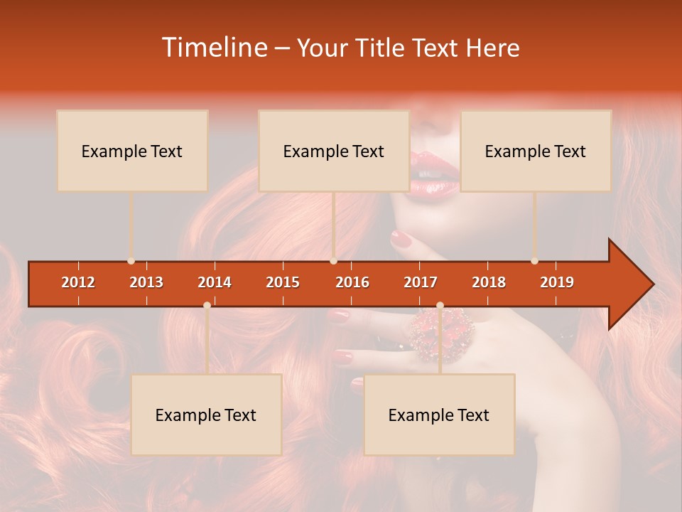 Woman Hairstyle Perfect PowerPoint Template