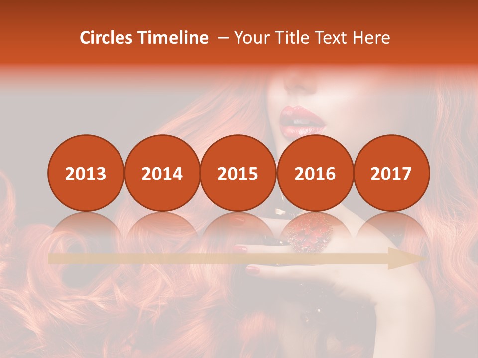 Woman Hairstyle Perfect PowerPoint Template