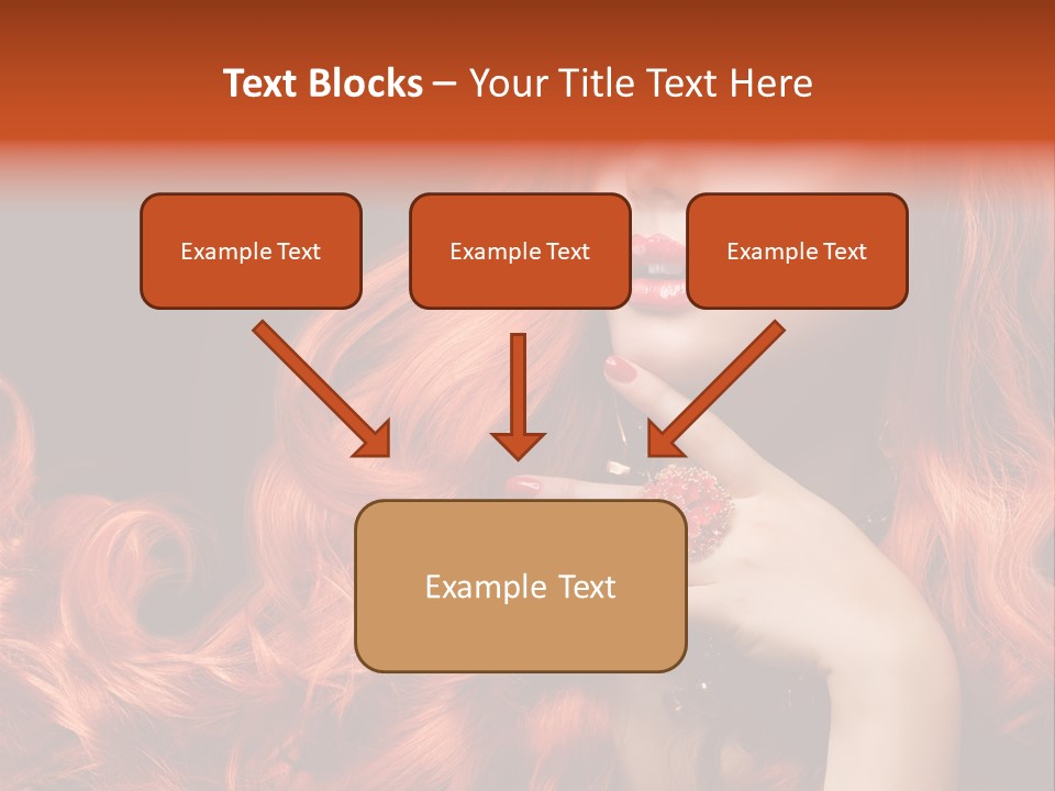 Woman Hairstyle Perfect PowerPoint Template