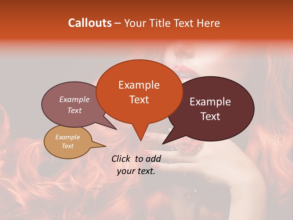 Woman Hairstyle Perfect PowerPoint Template