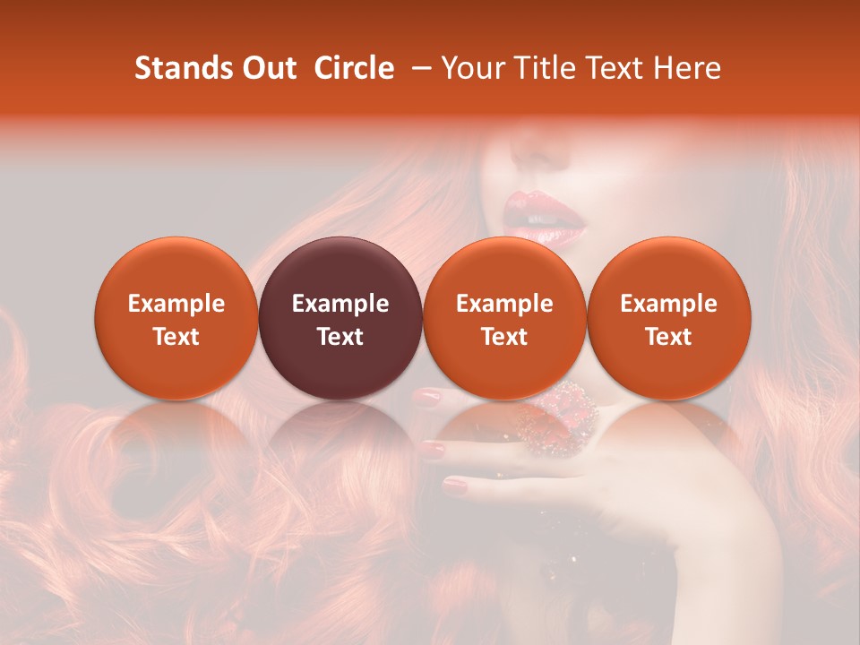 Woman Hairstyle Perfect PowerPoint Template