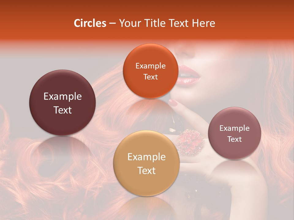 Woman Hairstyle Perfect PowerPoint Template